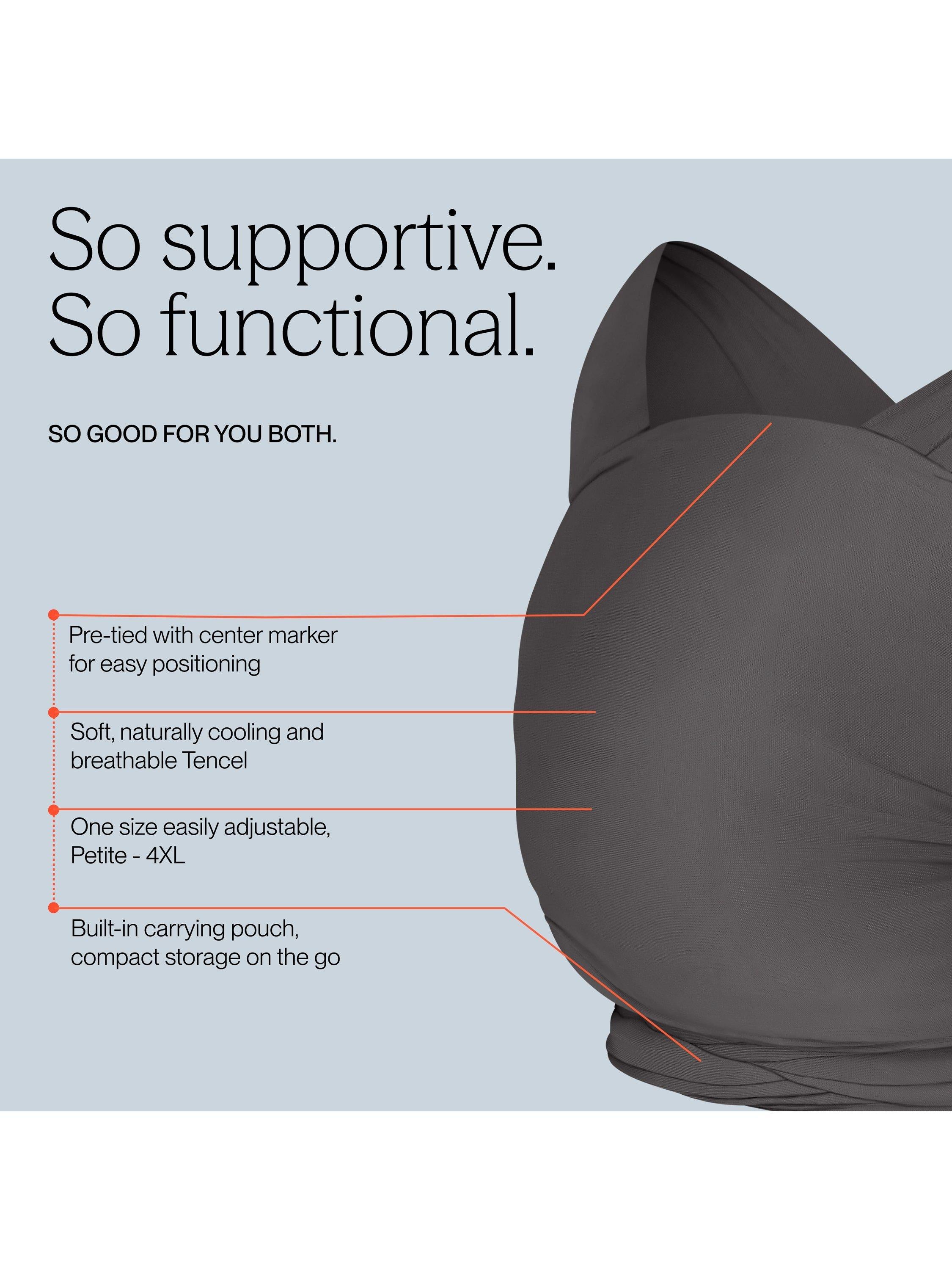 Ergobaby Aura baby carrier wrap one size - British product