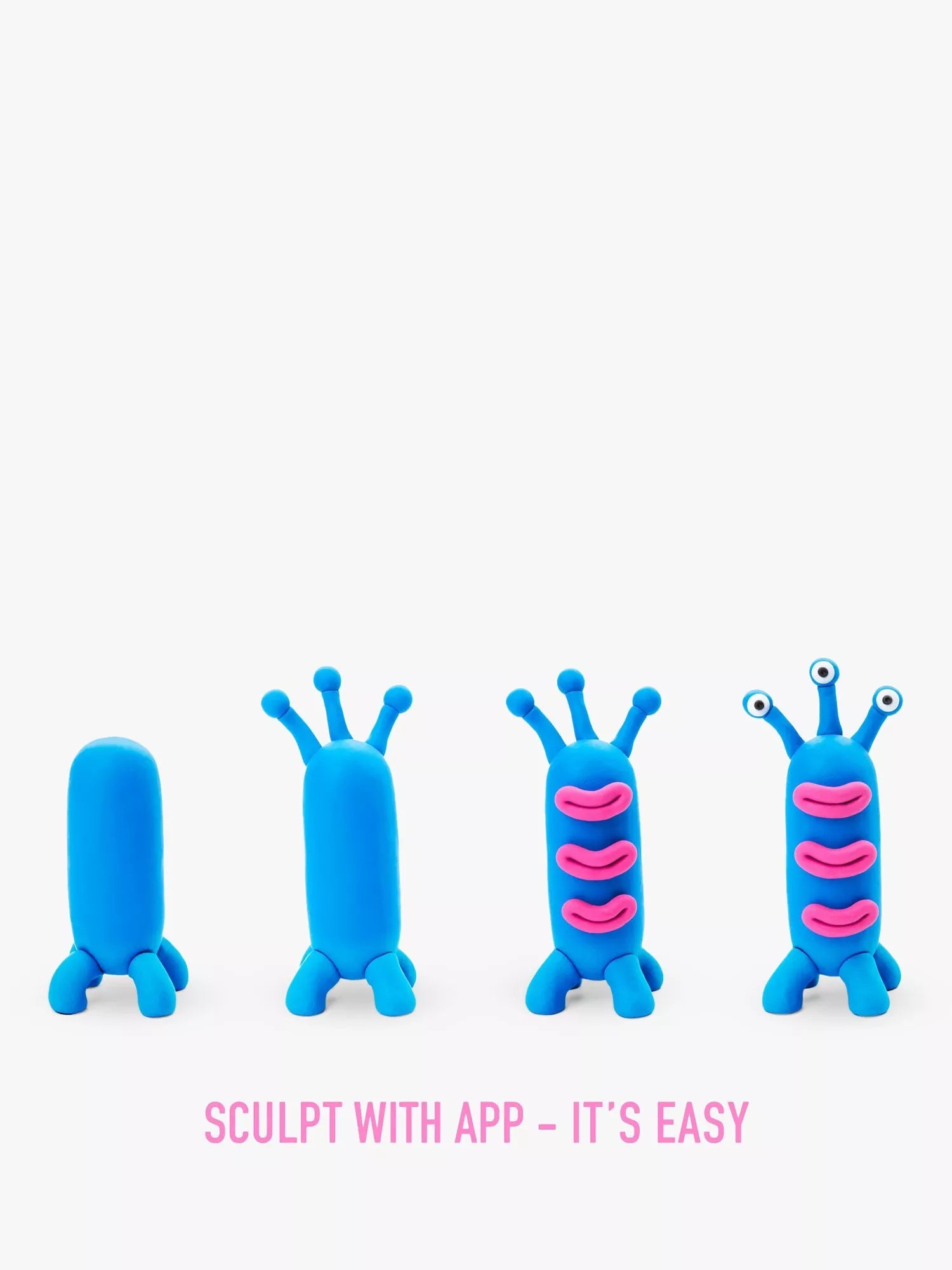 TOMY Hey Clay modelling clay set Aliens 15 cans (British brand)