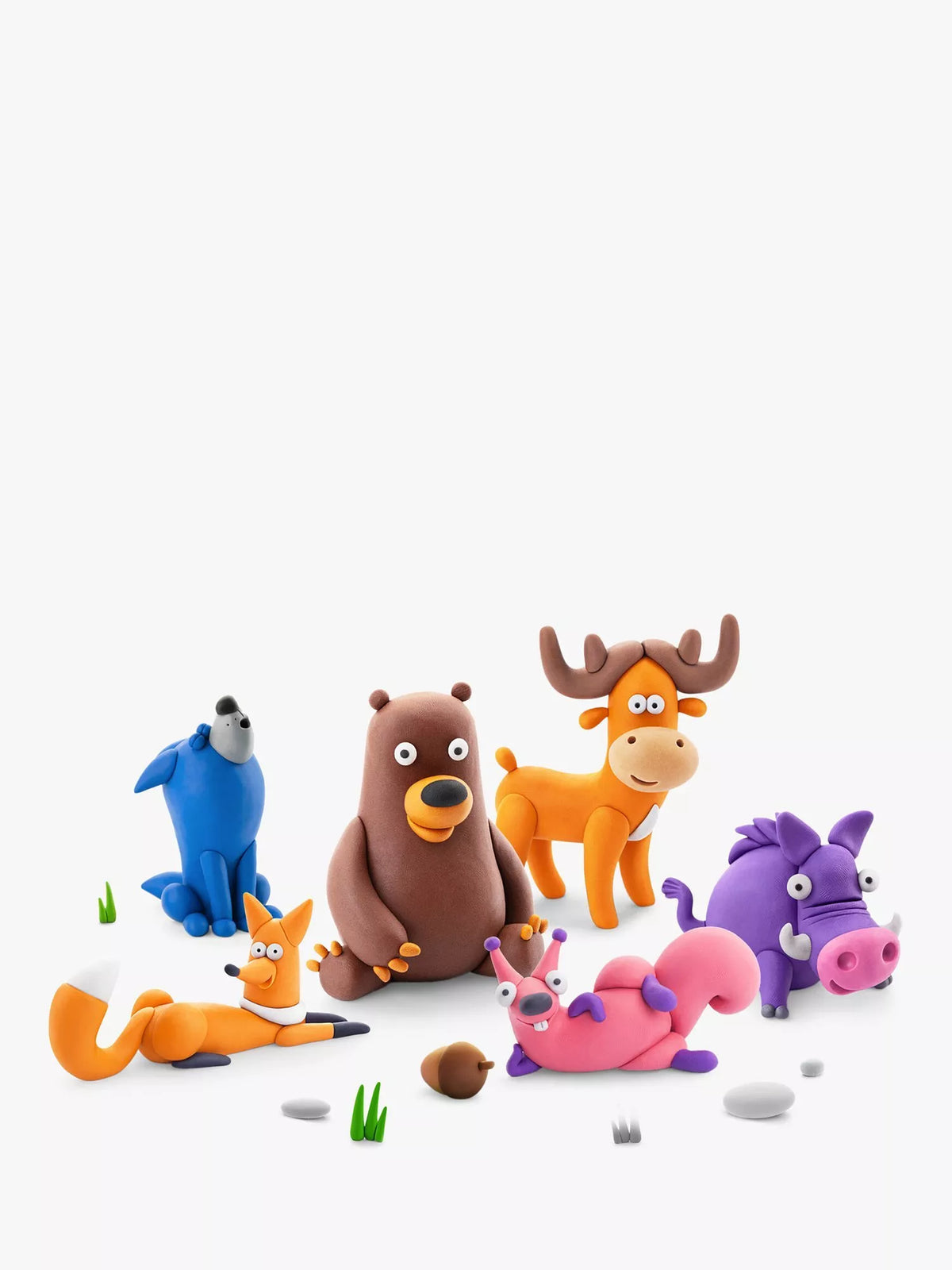 TOMY Hey Clay Forest Animals large craft kit, UK version
