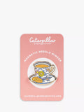 Caterpillar Cross Stitch teacup needle minder (British brand)