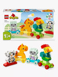 LEGO DUPLO Animal Train building set for toddlers, UK version