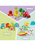 LEGO DUPLO Animal Train building set for toddlers, UK version