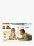 LEGO DUPLO Animal Train building set for toddlers, UK version