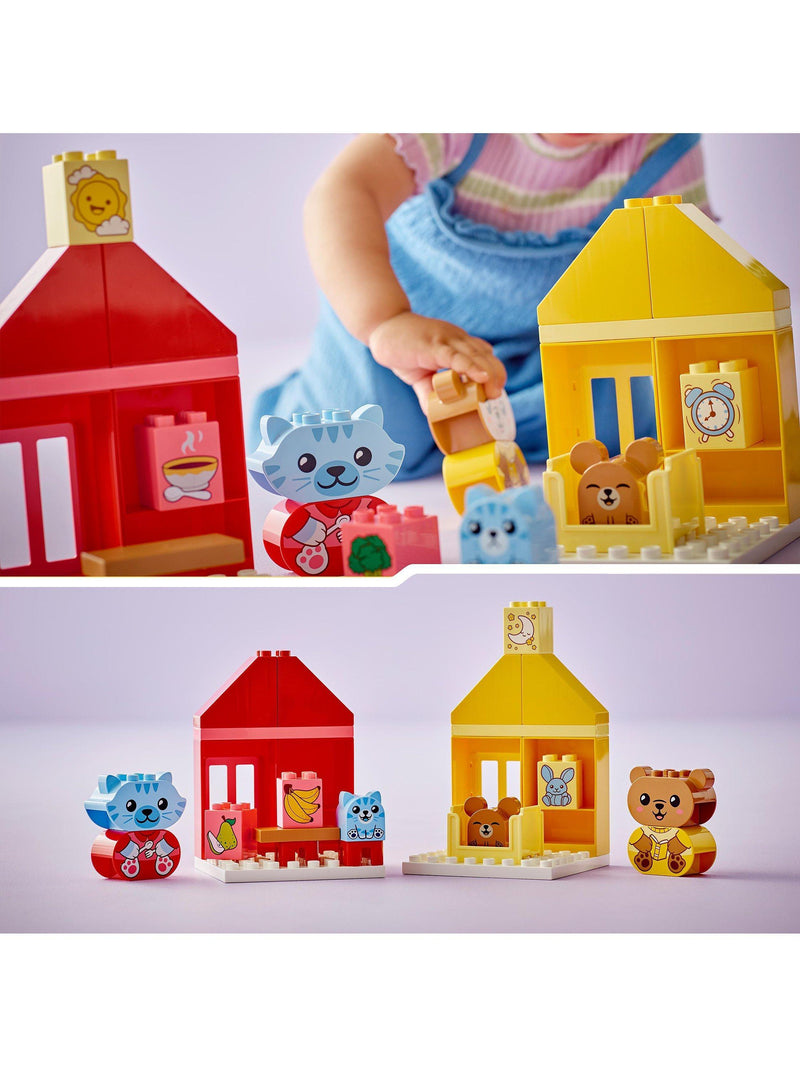 LEGO DUPLO Routines quotidiennes manger coucher 28 pièces (marque britannique)