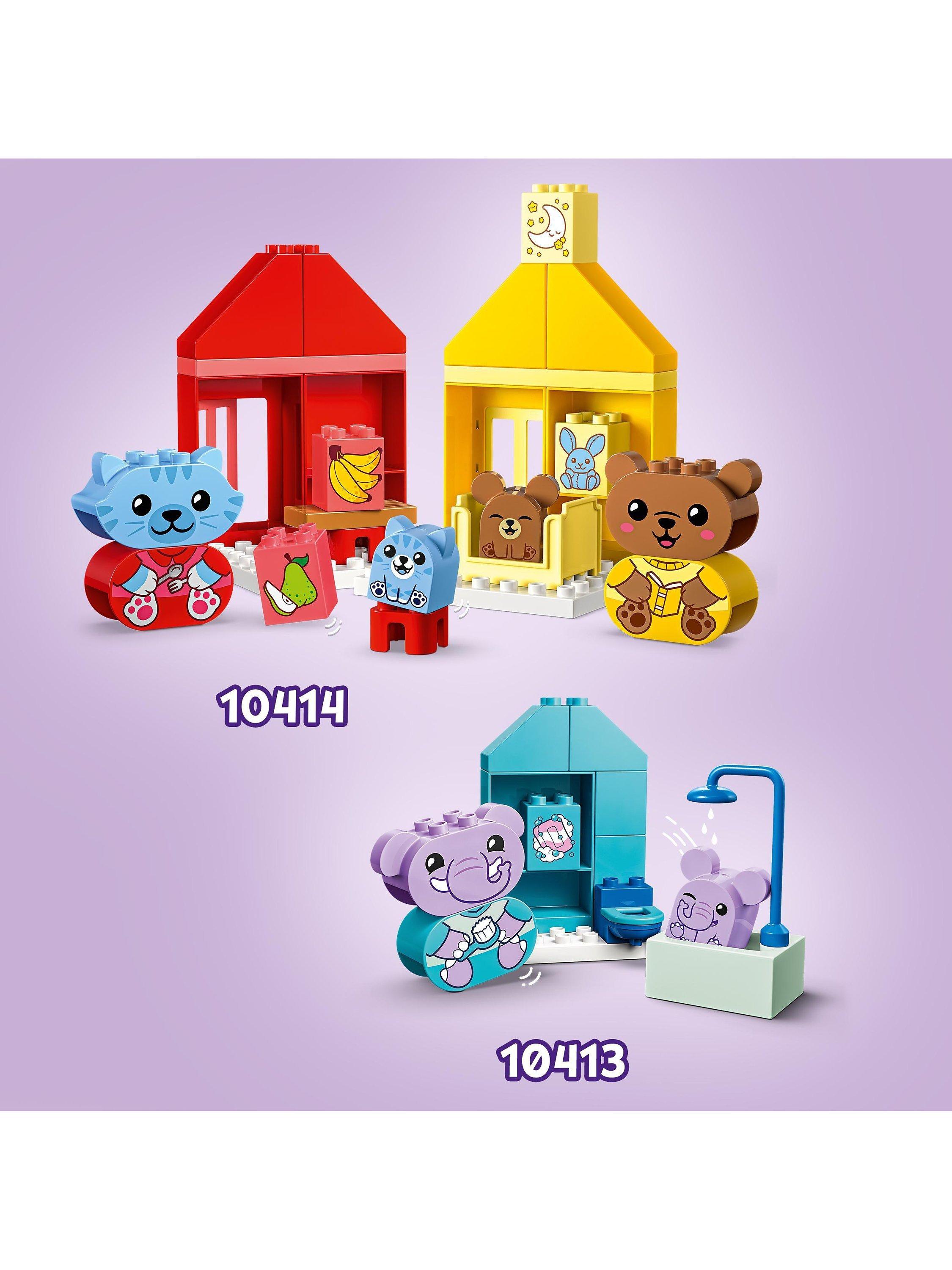 LEGO DUPLO Routines quotidiennes manger coucher 28 pièces (marque britannique)