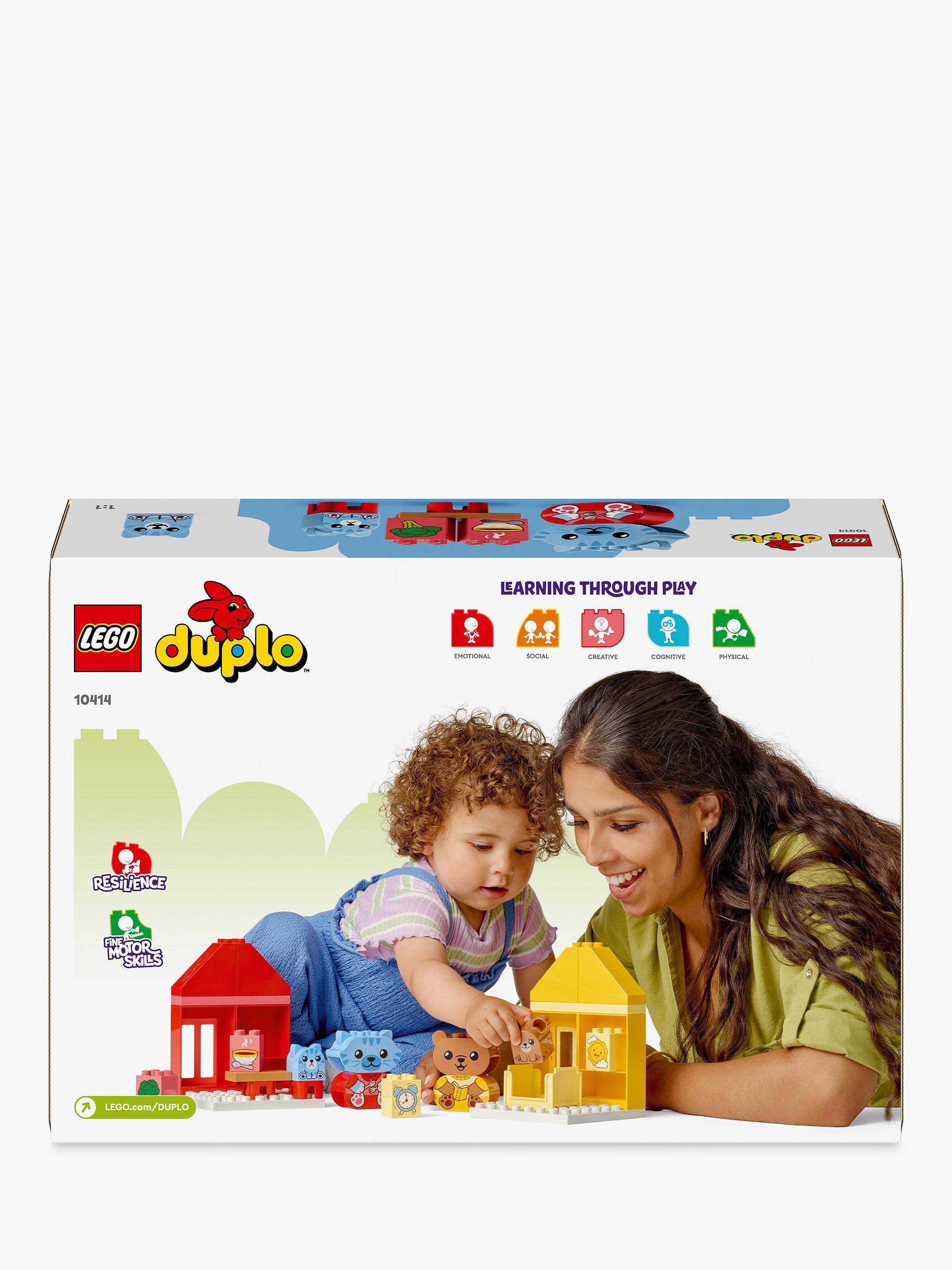 LEGO DUPLO Routines quotidiennes manger coucher 28 pièces (marque britannique)