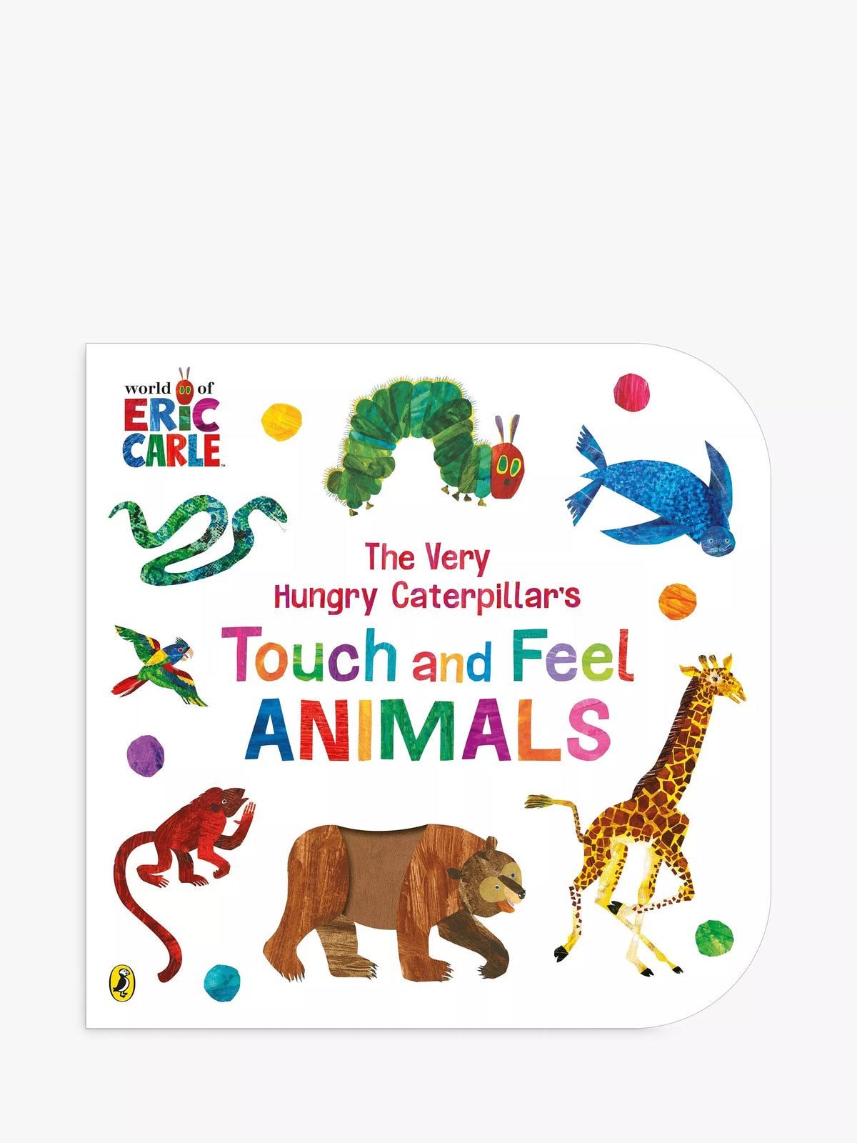 Gardners The Very Hungry Caterpillar touch-and-feel animals board book, UK version