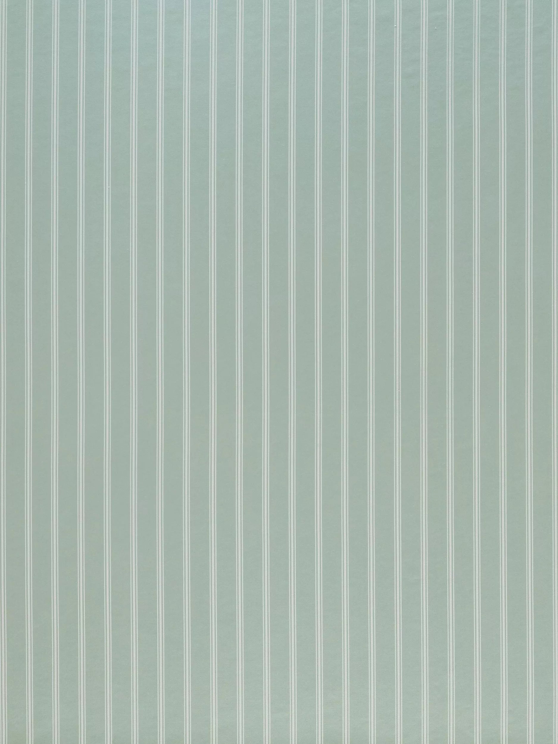 Laura Ashley Burnsall Stripe Furnishing Fabric, Smoke Green