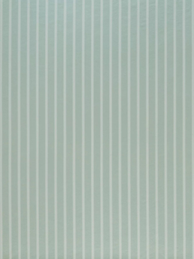 Laura Ashley Burnsall Stripe Furnishing Fabric, Smoke Green