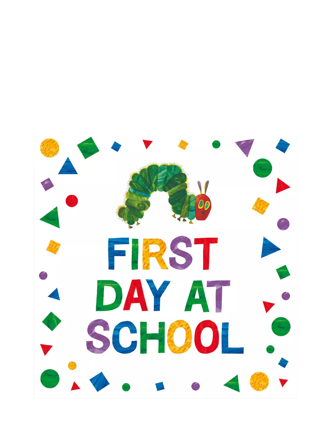 Woodmansterne Very Hungry Caterpillar card, UK version