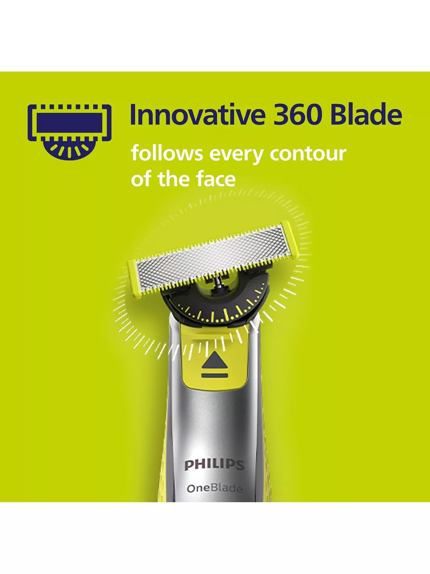 Philips OneBlade 360 replacement blades pack of 3, UK version