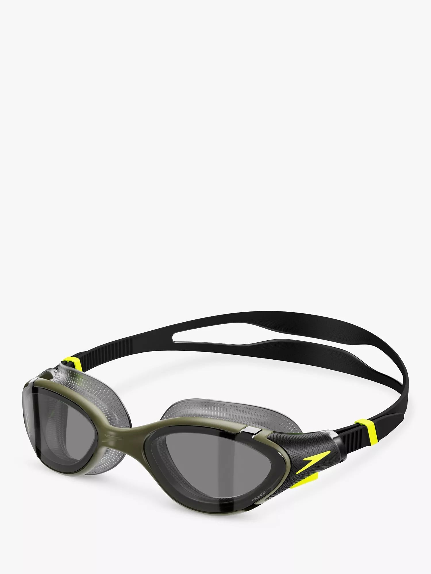 Speedo Biofuse 2.0 Swimming Goggles, Green/Hyper/Smoke