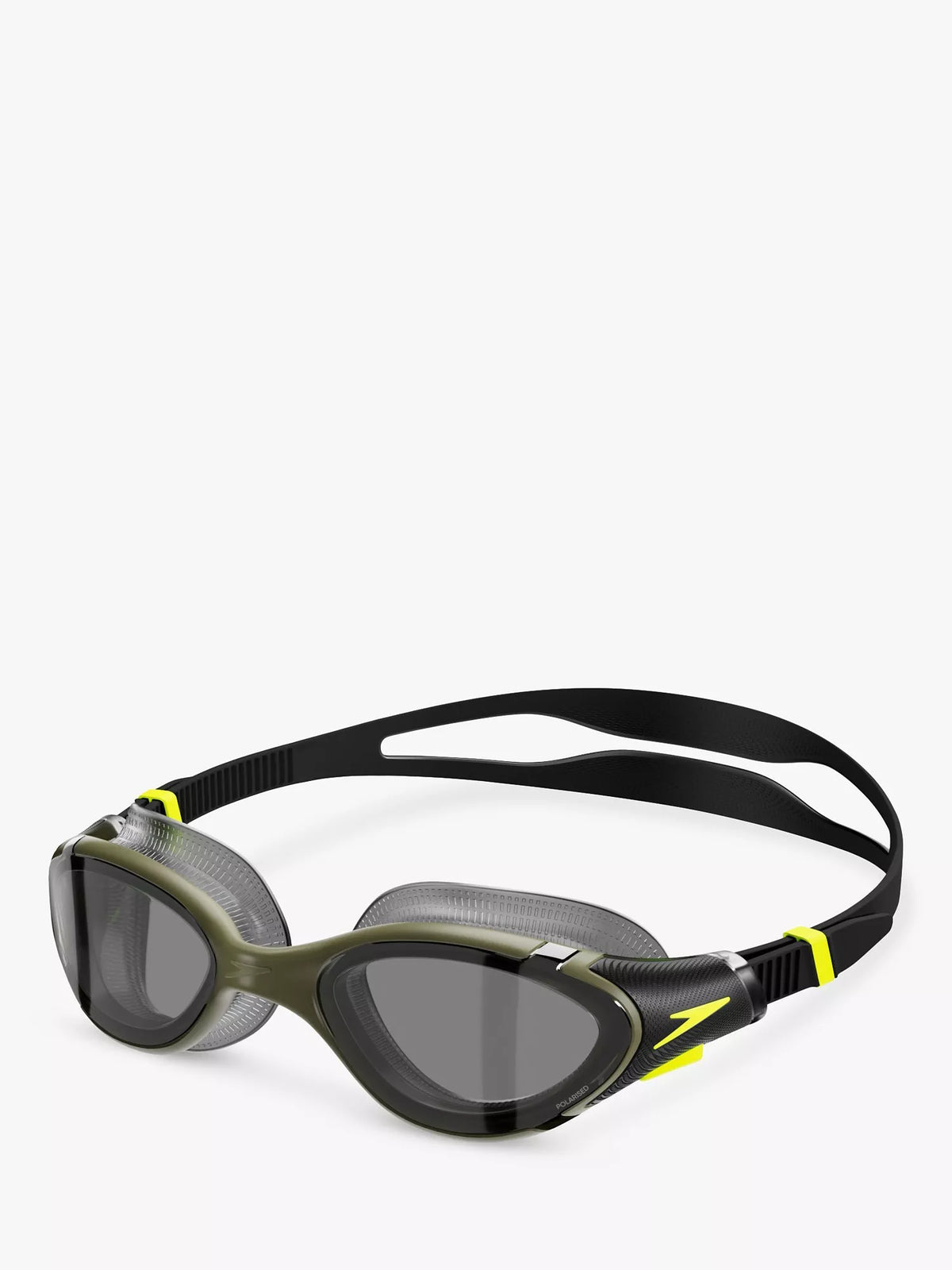 Speedo Biofuse 2.0 Swimming Goggles, Green/Hyper/Smoke