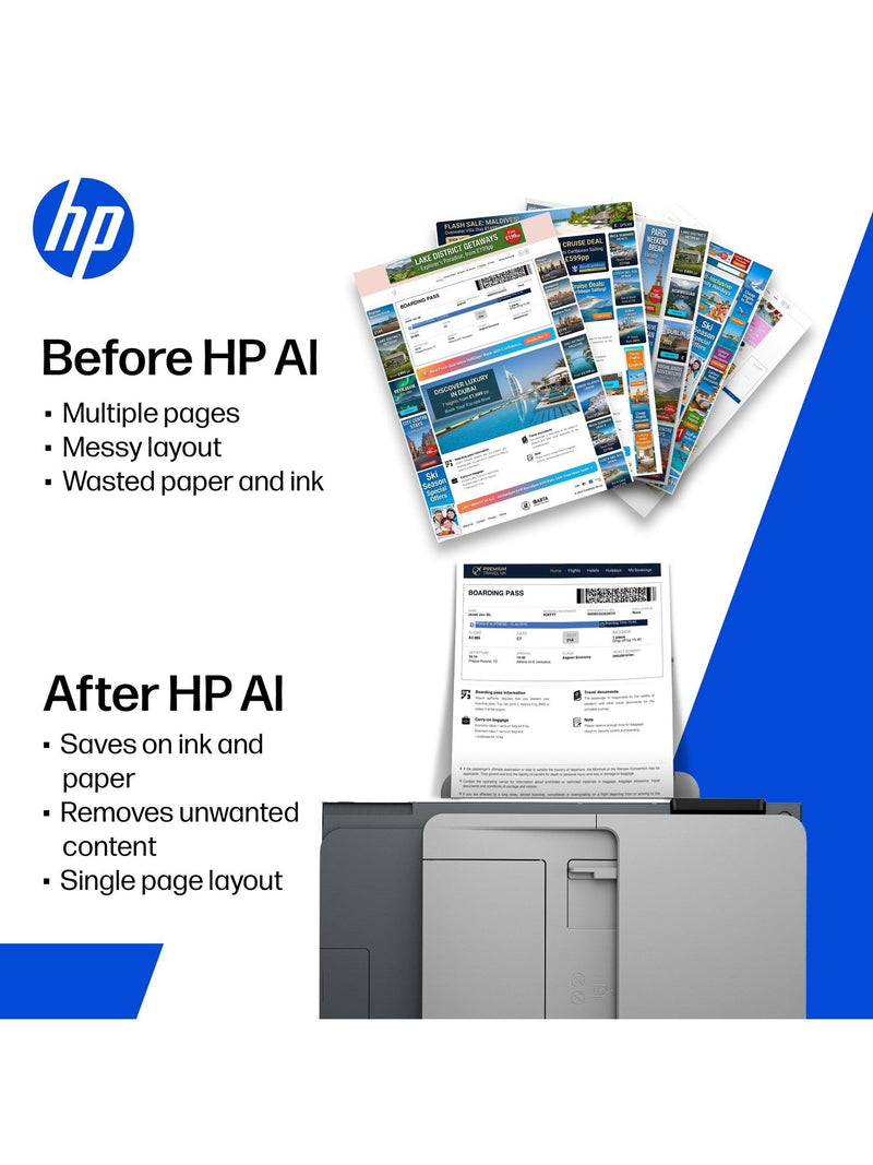 HP OfficeJet Pro 8132e all-in-one wireless printer with touch screen, UK version