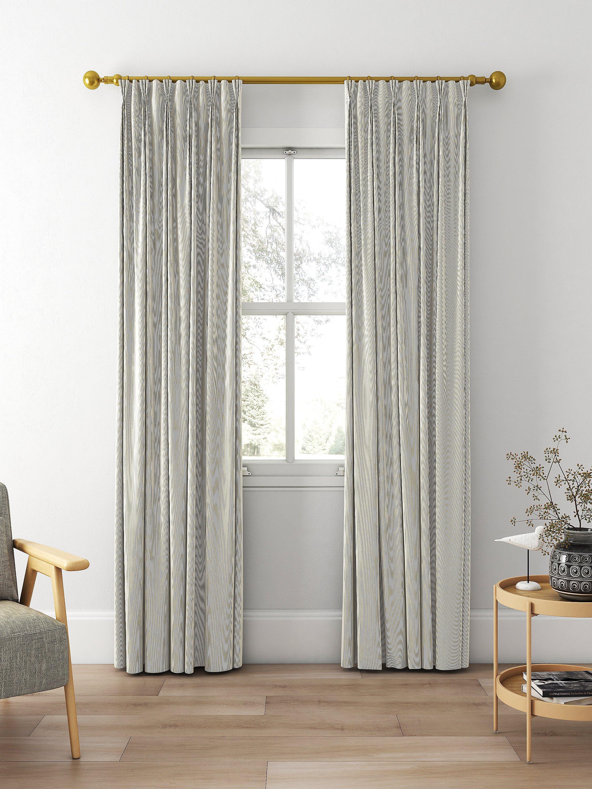 Clarke & Clarke Breton linen curtain fabric 140cm, UK version
