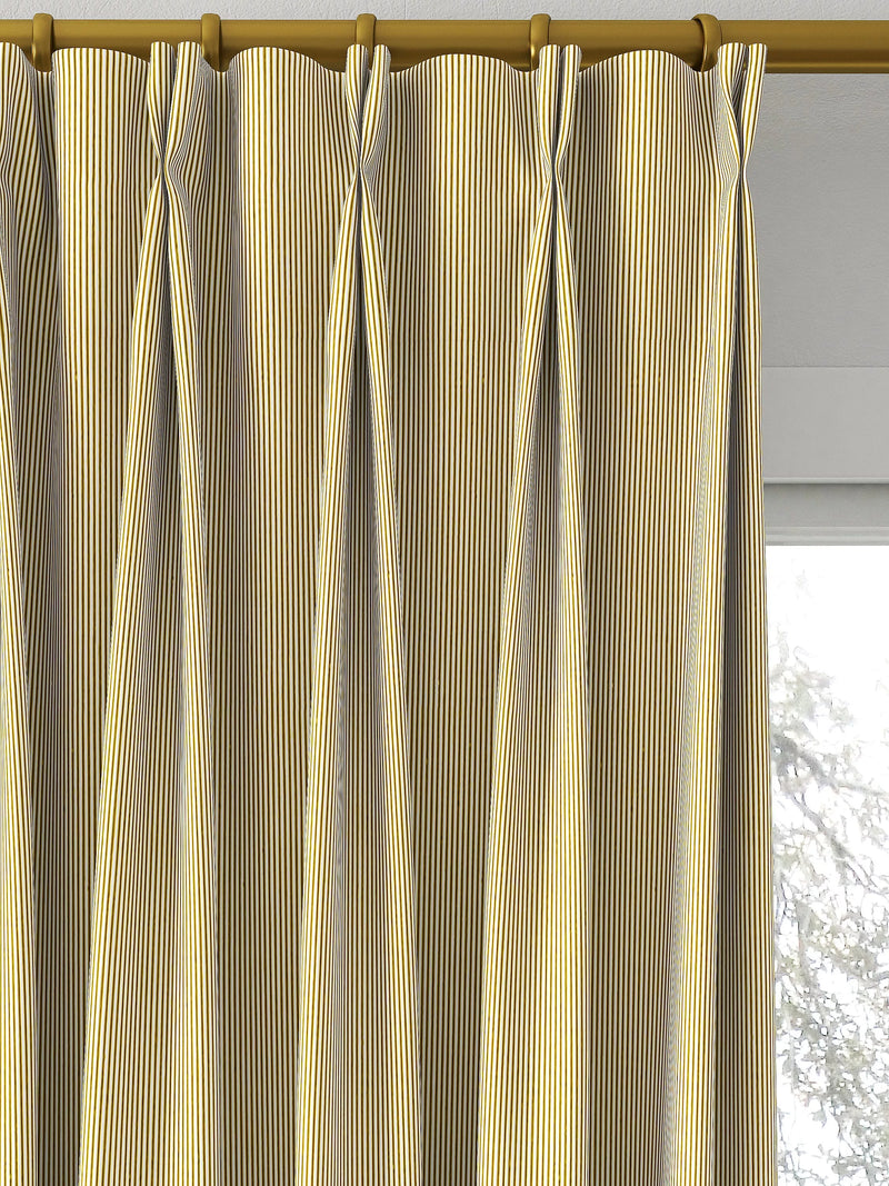 Clarke & Clarke Breton ochre fabric 140cm width, imported from the UK