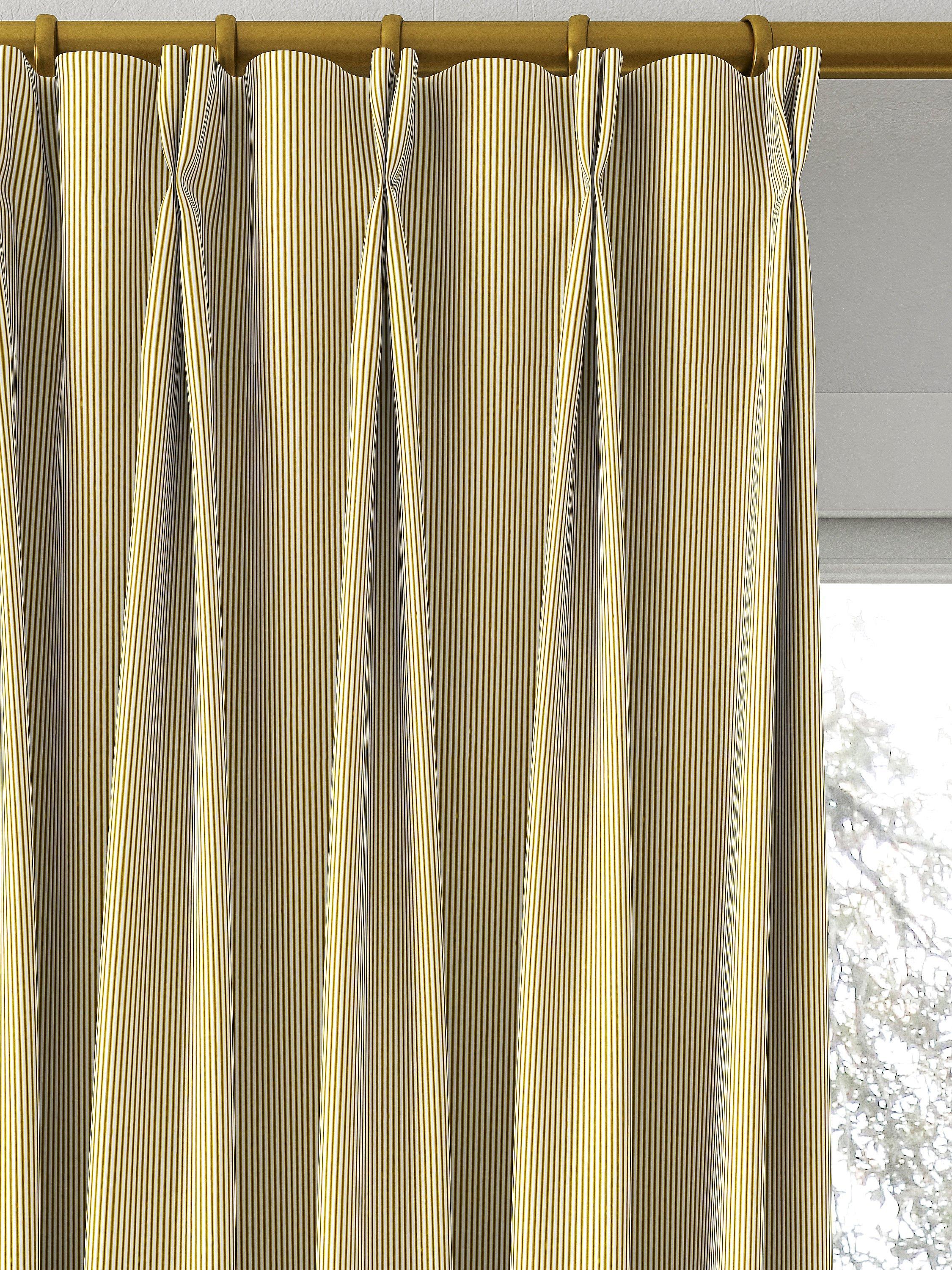 Clarke & Clarke Breton ochre fabric 140cm width, imported from the UK