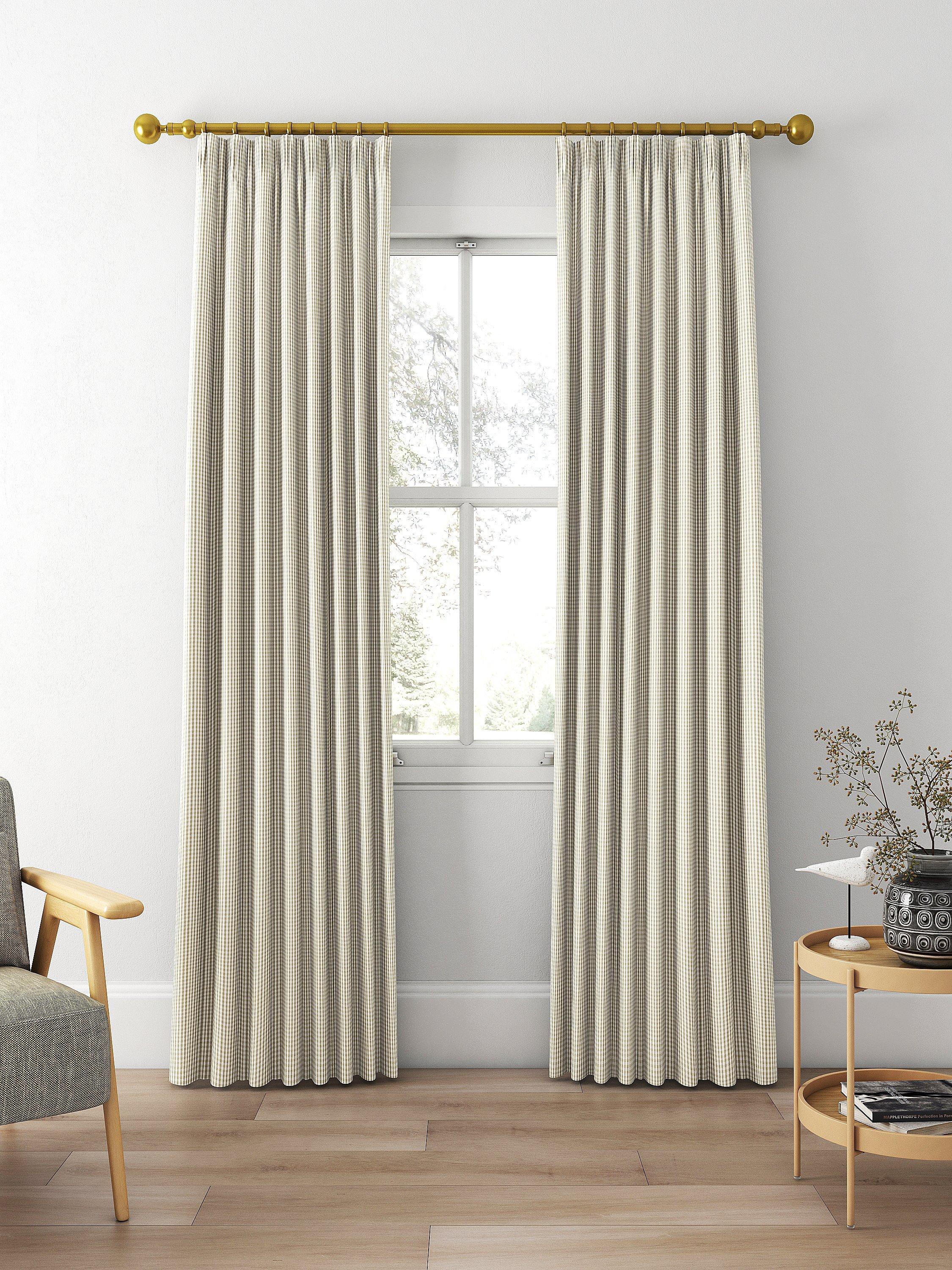 Clarke & Clarke made to measure curtains in Dove 140cm width, UK version