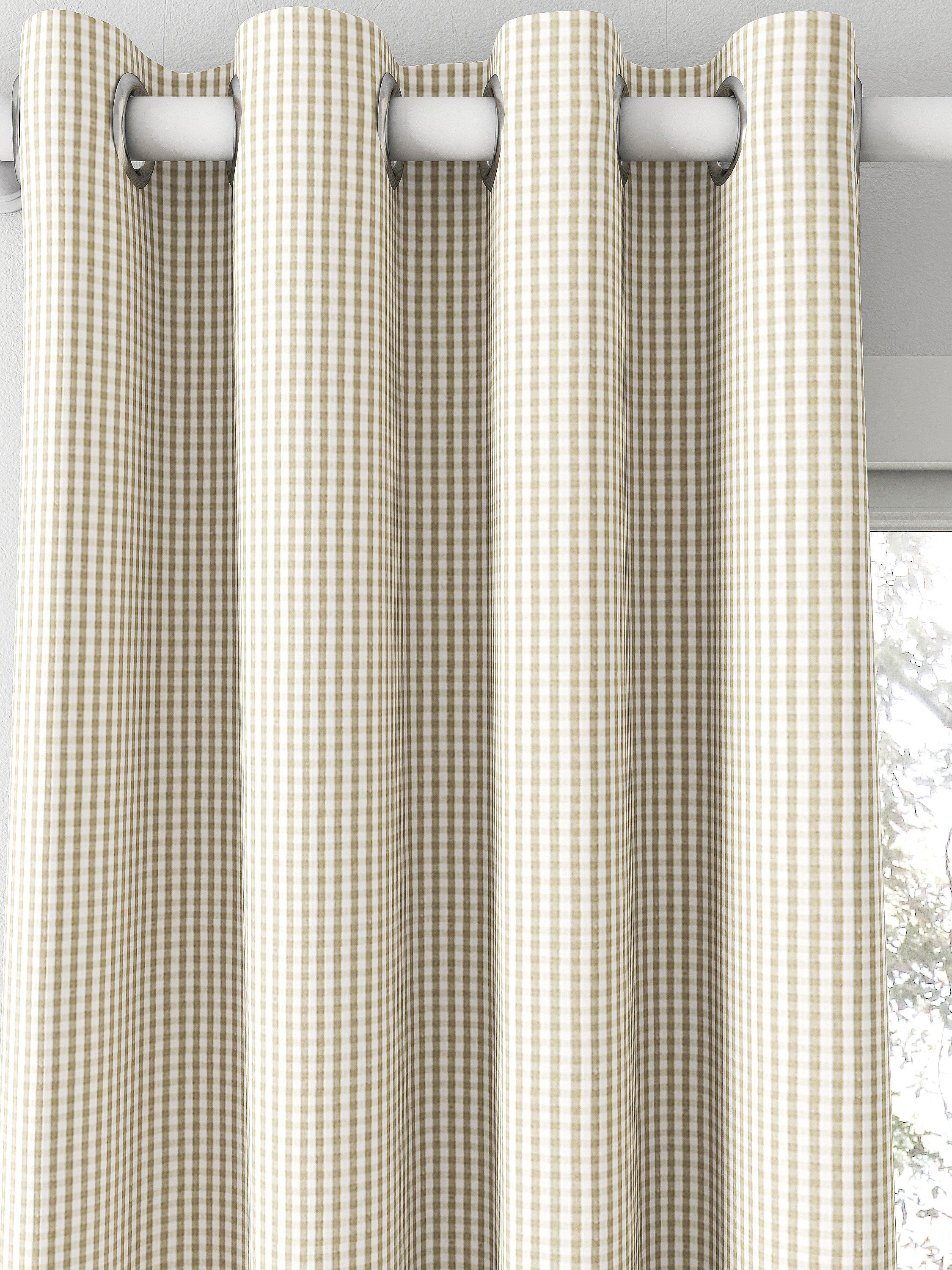 Clarke & Clarke made to measure curtains in Dove 140cm width, UK version