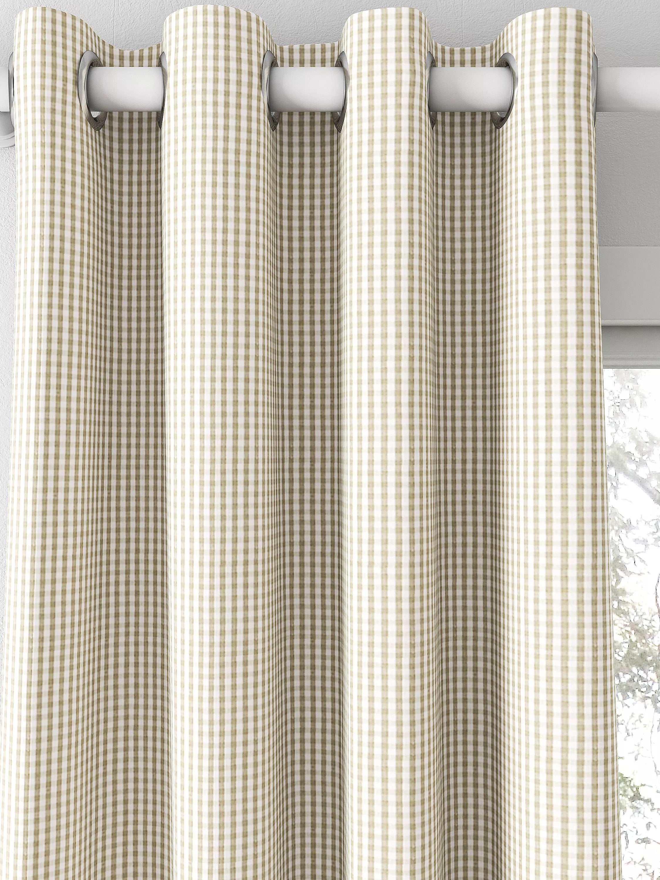 Clarke & Clarke made to measure curtains in Dove 140cm width, UK version