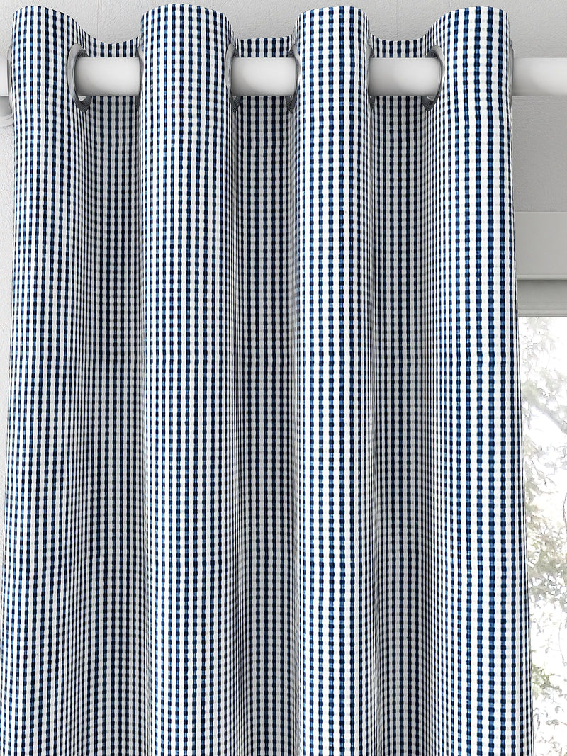 Clarke & Clarke navy curtain or roman blind made to measure, UK version
