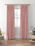 Clarke & Clarke Windsor curtain fabric Rouge check pattern, imported from the UK