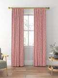Clarke & Clarke Windsor curtain fabric Rouge check pattern, imported from the UK