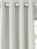Clarke & Clarke Maryland denim stripe curtain fabric (British brand)