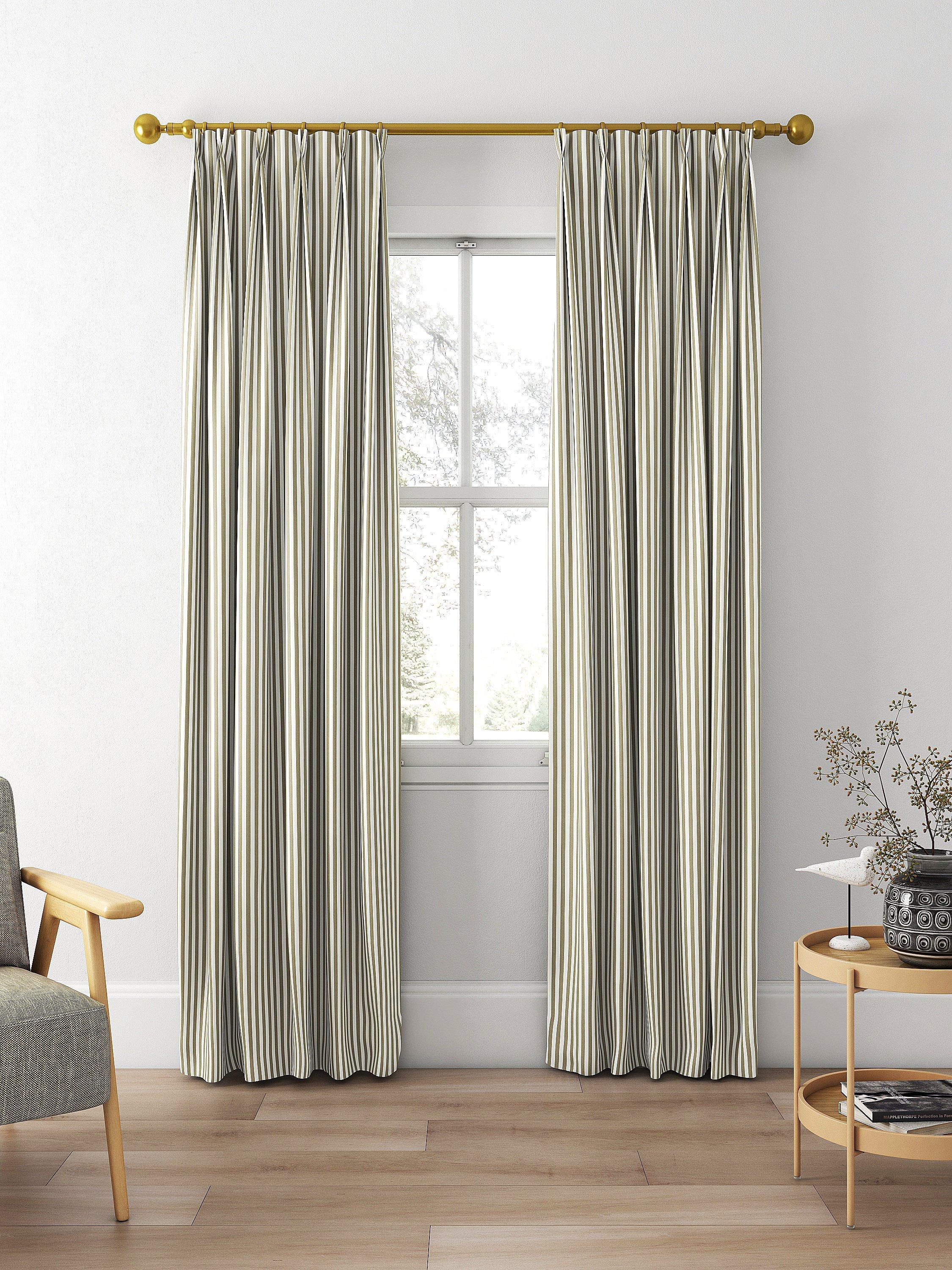 Clarke & Clarke linen stripe curtain fabric, UK version