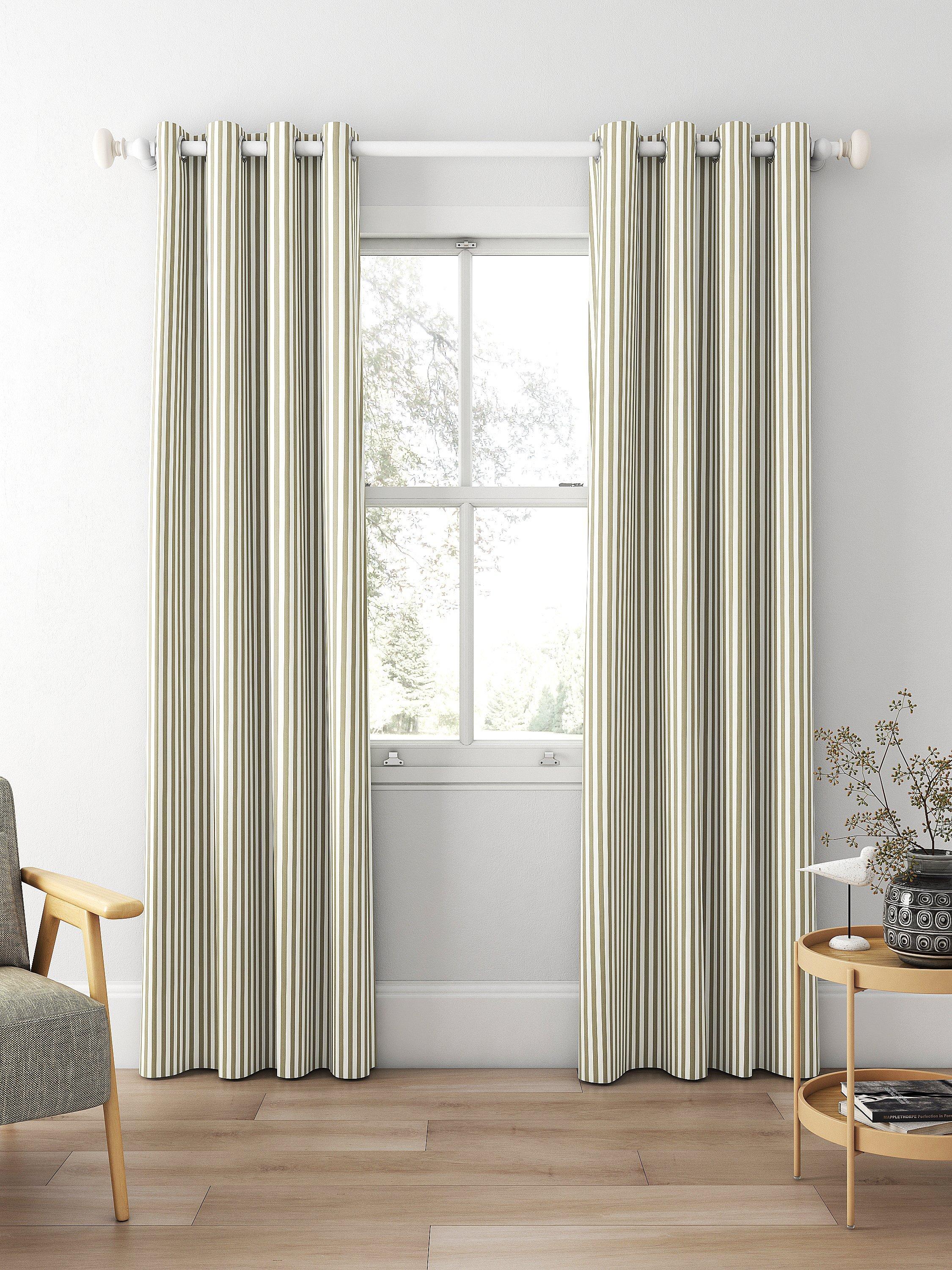 Clarke & Clarke linen stripe curtain fabric, UK version