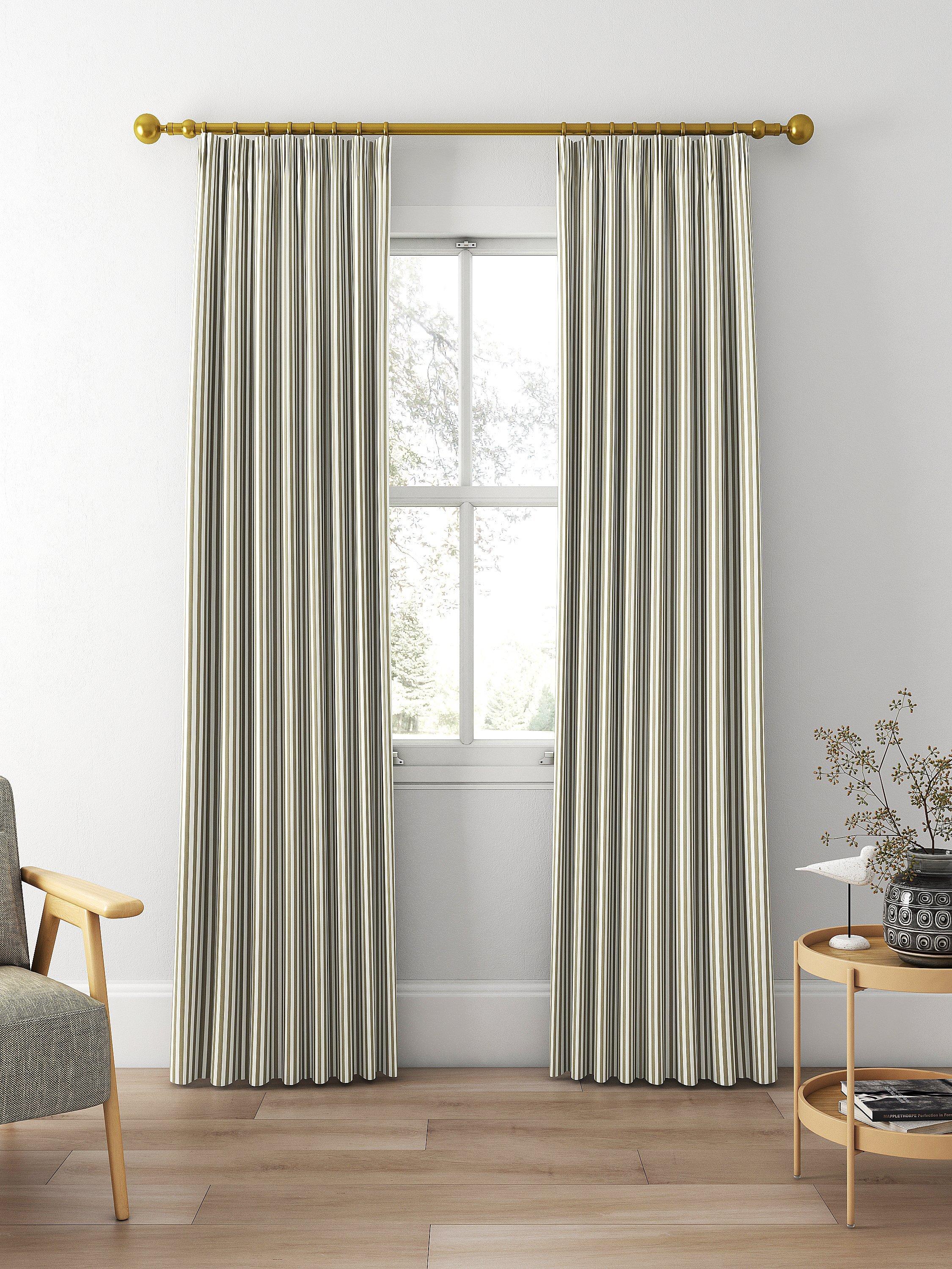 Clarke & Clarke linen stripe curtain fabric, UK version