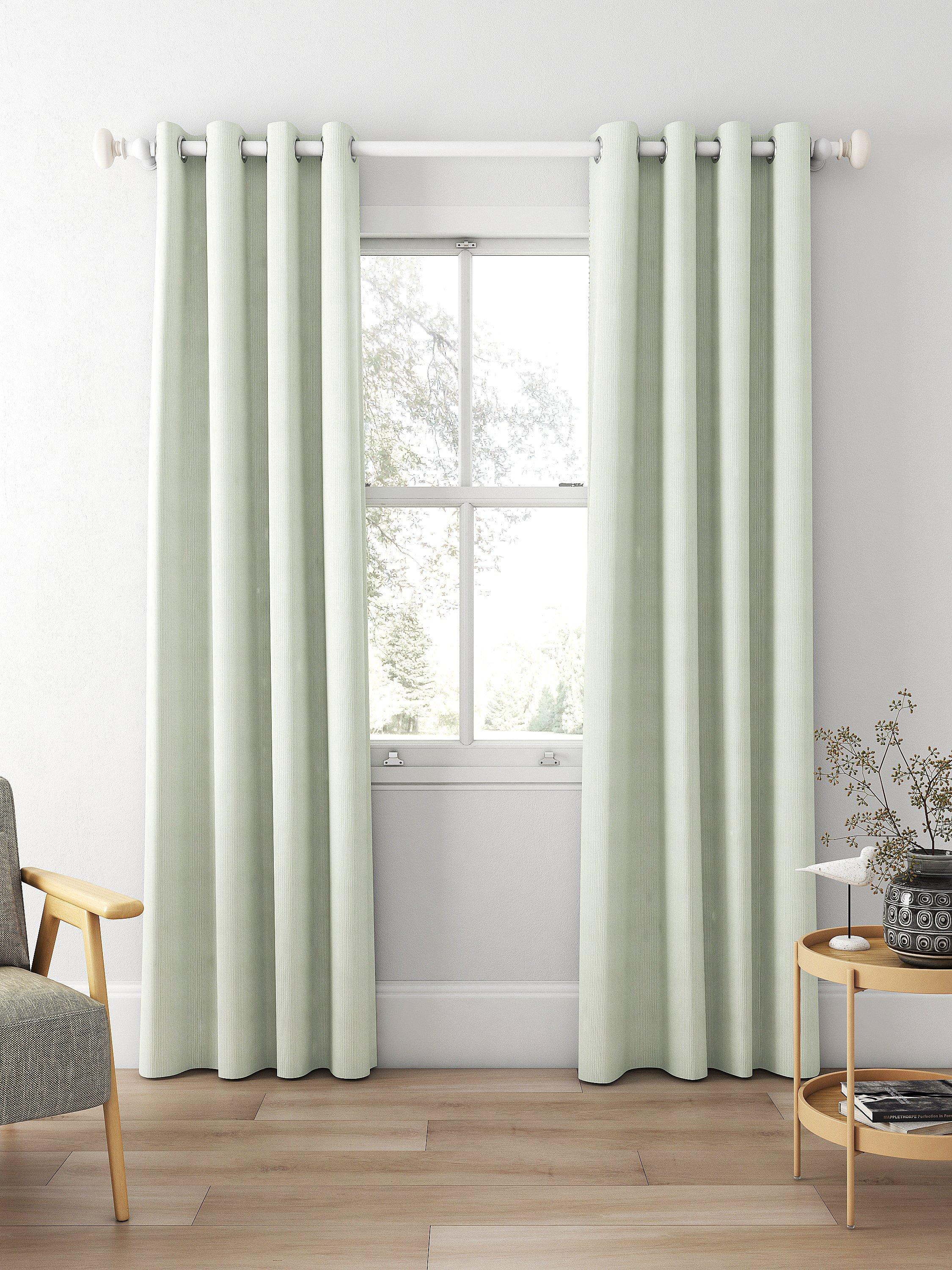 Clarke & Clarke Spencer sage curtain, imported from the UK