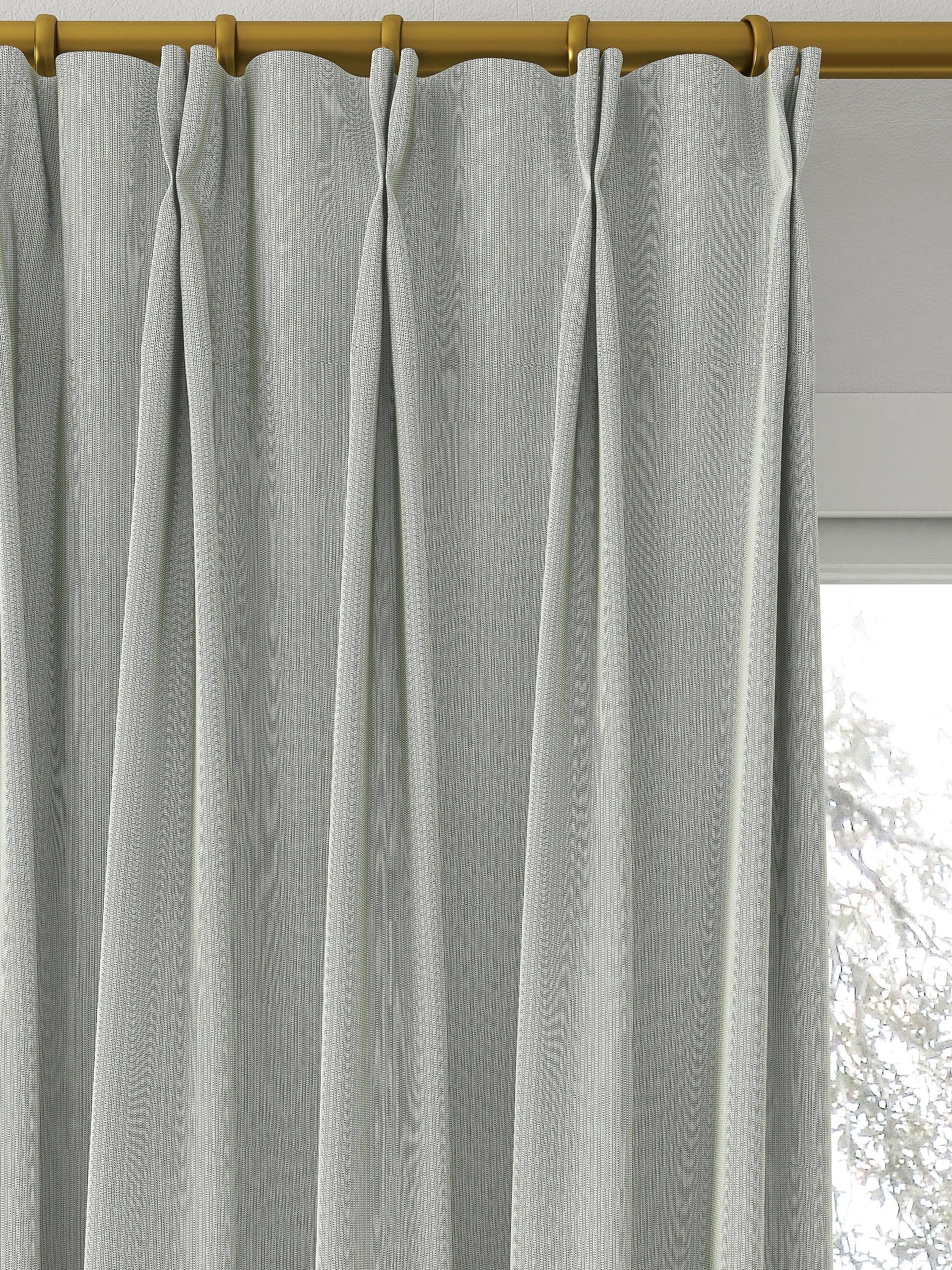 Clarke & Clarke Spencer sage curtain, imported from the UK