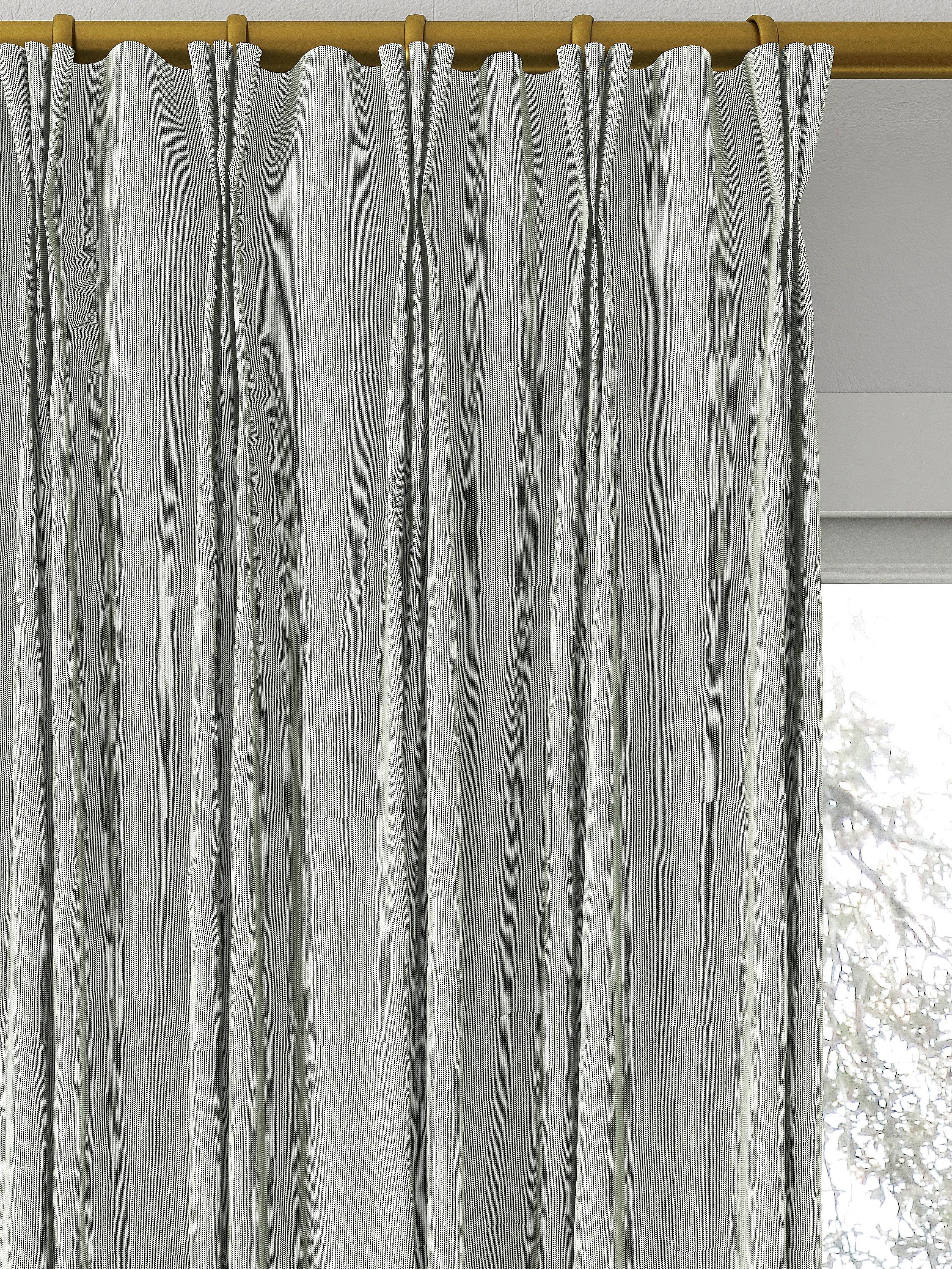 Clarke & Clarke Spencer sage curtain, imported from the UK