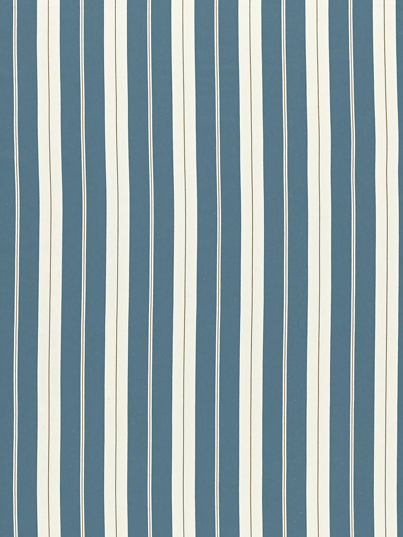 Clarke & Clarke Belgravia curtains denim/linen stripe, UK version