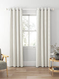 Clarke & Clarke Edison made to measure curtains charcoal natural stripe fabric, UK version