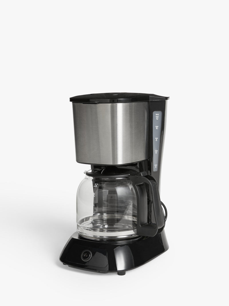 John Lewis Drip Coffee Machine Black, UK version