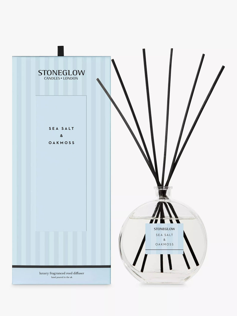 Stoneglow Sea Salt & Oakmoss reed diffuser 460ml (British brand)
