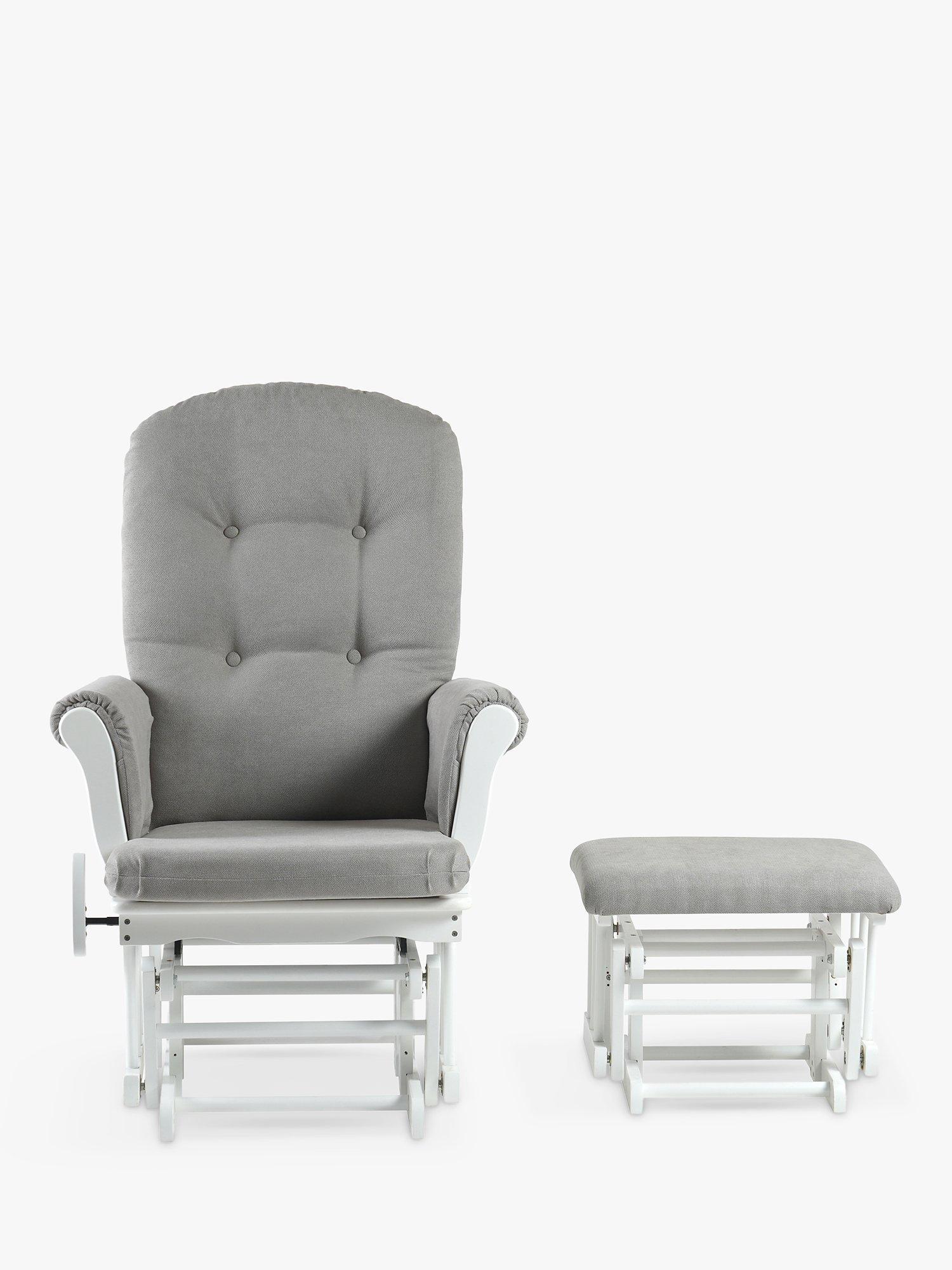 Kub Kielder gliding nursing chair with footstool, UK version