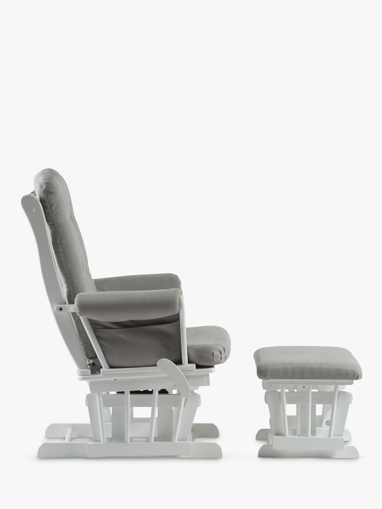 Kub Kielder gliding nursing chair with footstool, UK version
