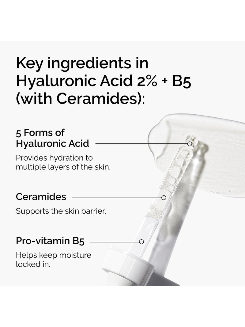 The Ordinary hyaluronic acid serum 2% + B5 30ml - British product