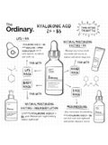 The Ordinary hyaluronic acid serum 2% + B5 30ml - British product