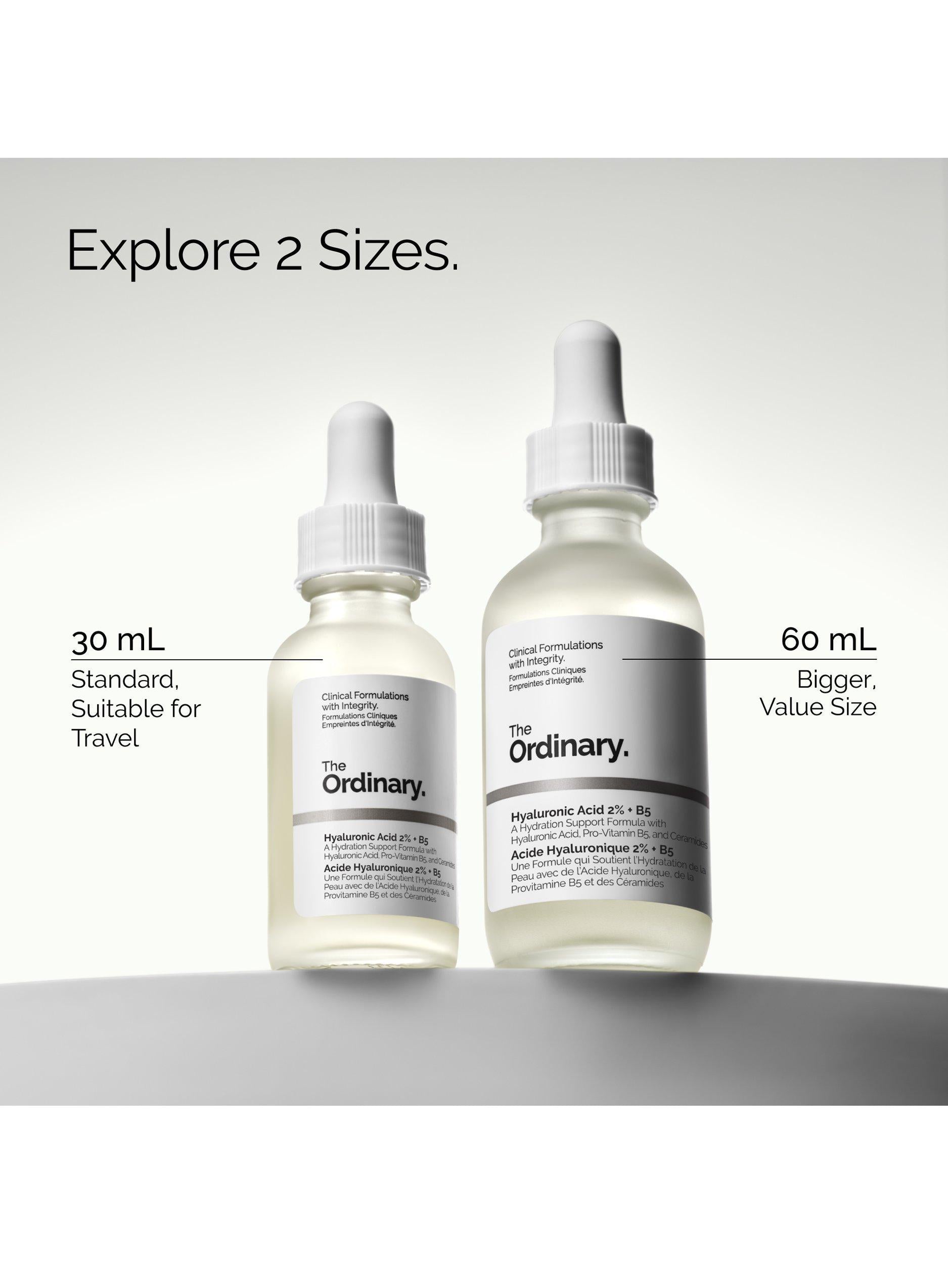 The Ordinary hyaluronic acid serum 2% + B5 30ml - British product