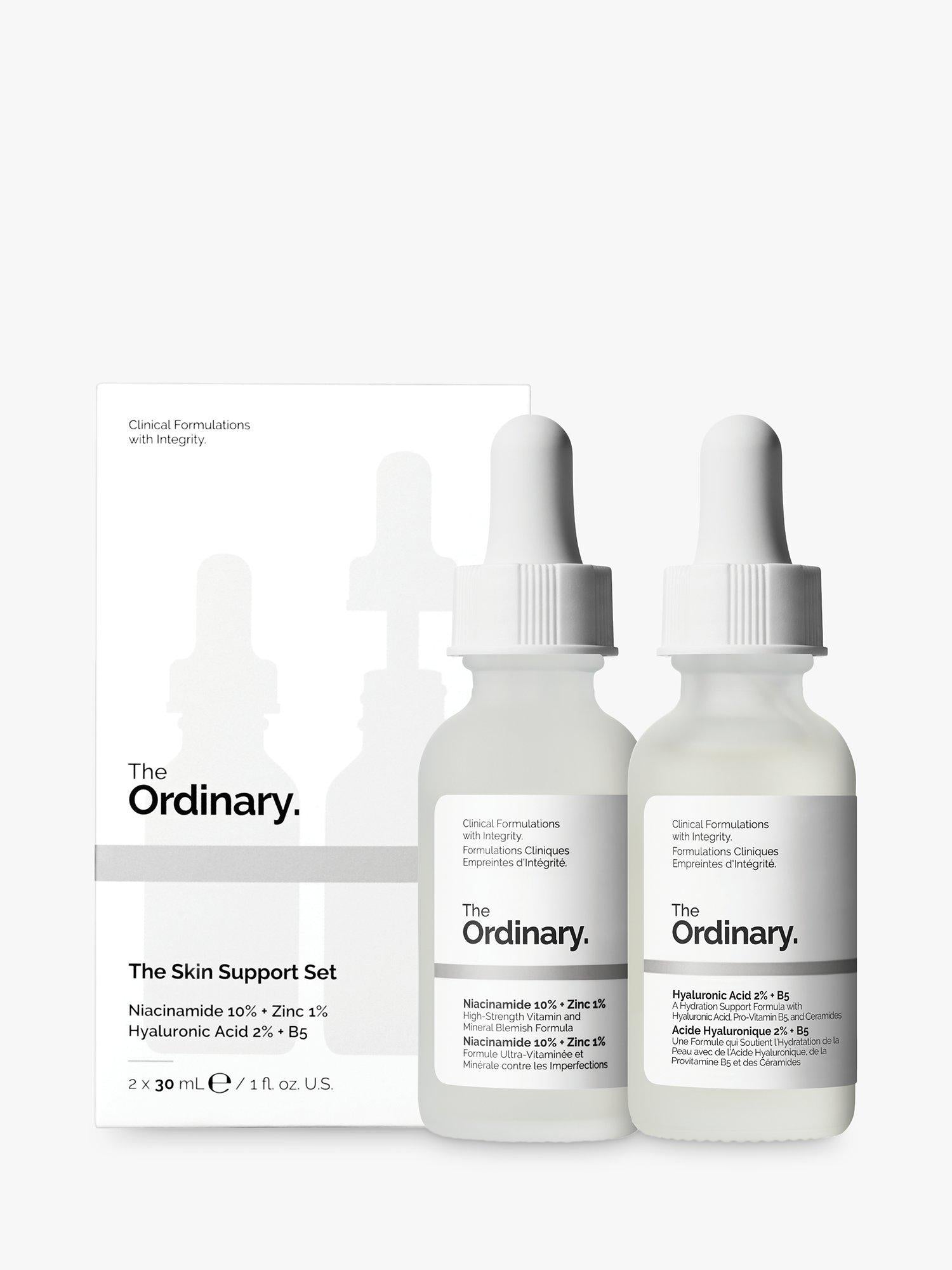 The Ordinary skincare set with Hyaluronic Acid and Niacinamide 60ml (British brand)