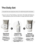 The Ordinary skincare gift set with hyaluronic acid (British brand)