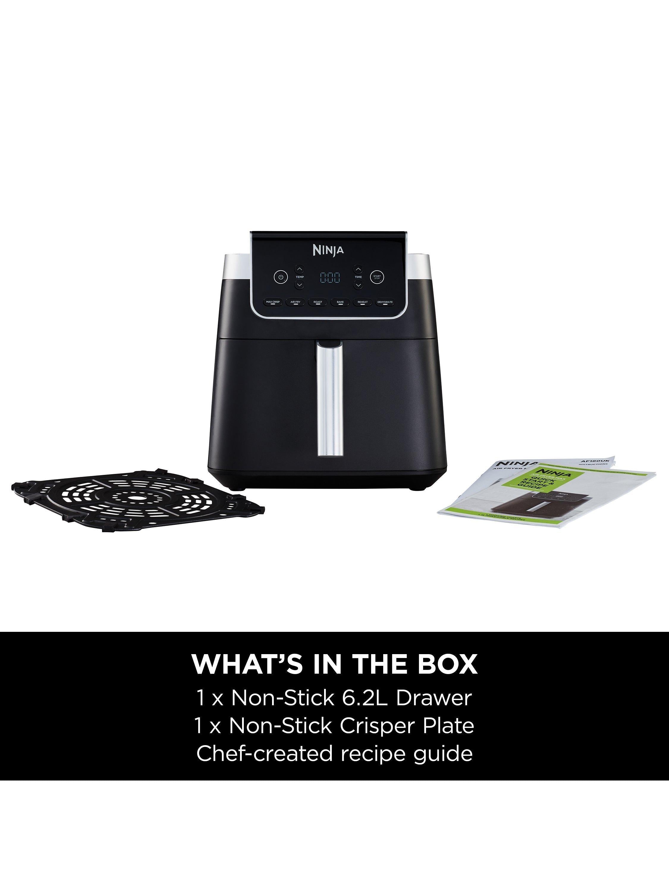 Ninja AF180 Max Pro Air Fryer 6.2L Black, imported from the UK