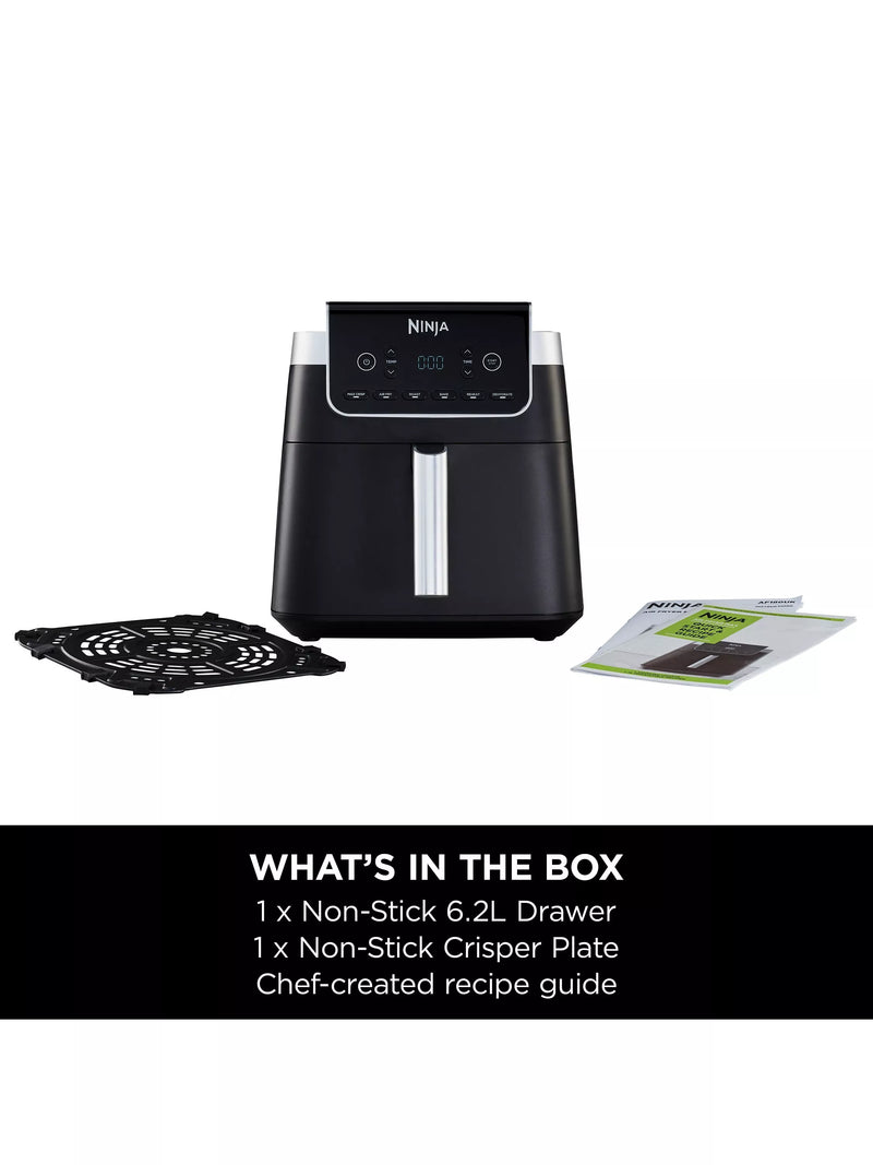 Ninja AF180 Max Pro Air Fryer 6.2L Black, imported from the UK