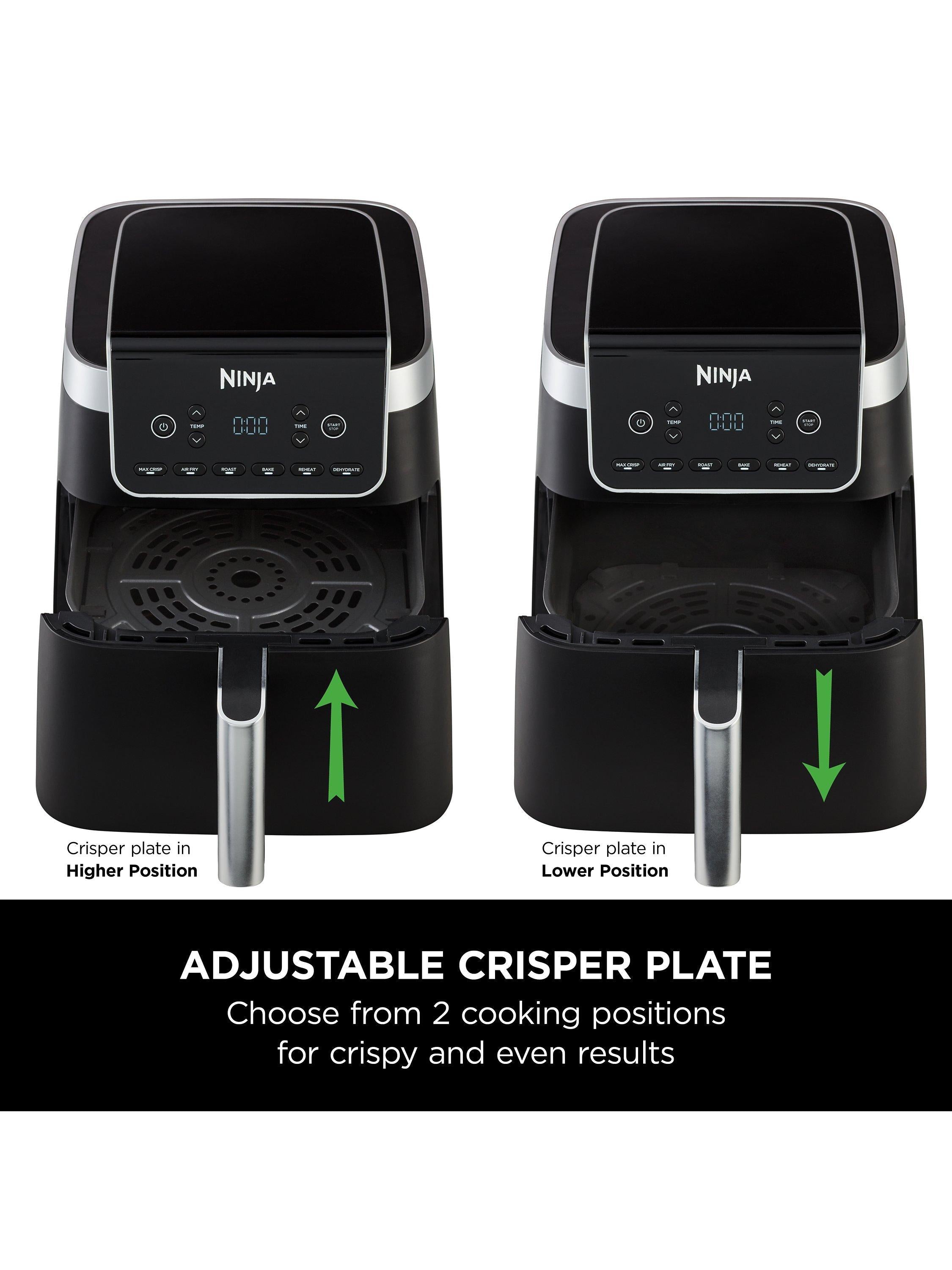 Ninja AF180 Max Pro Air Fryer 6.2L Black, imported from the UK
