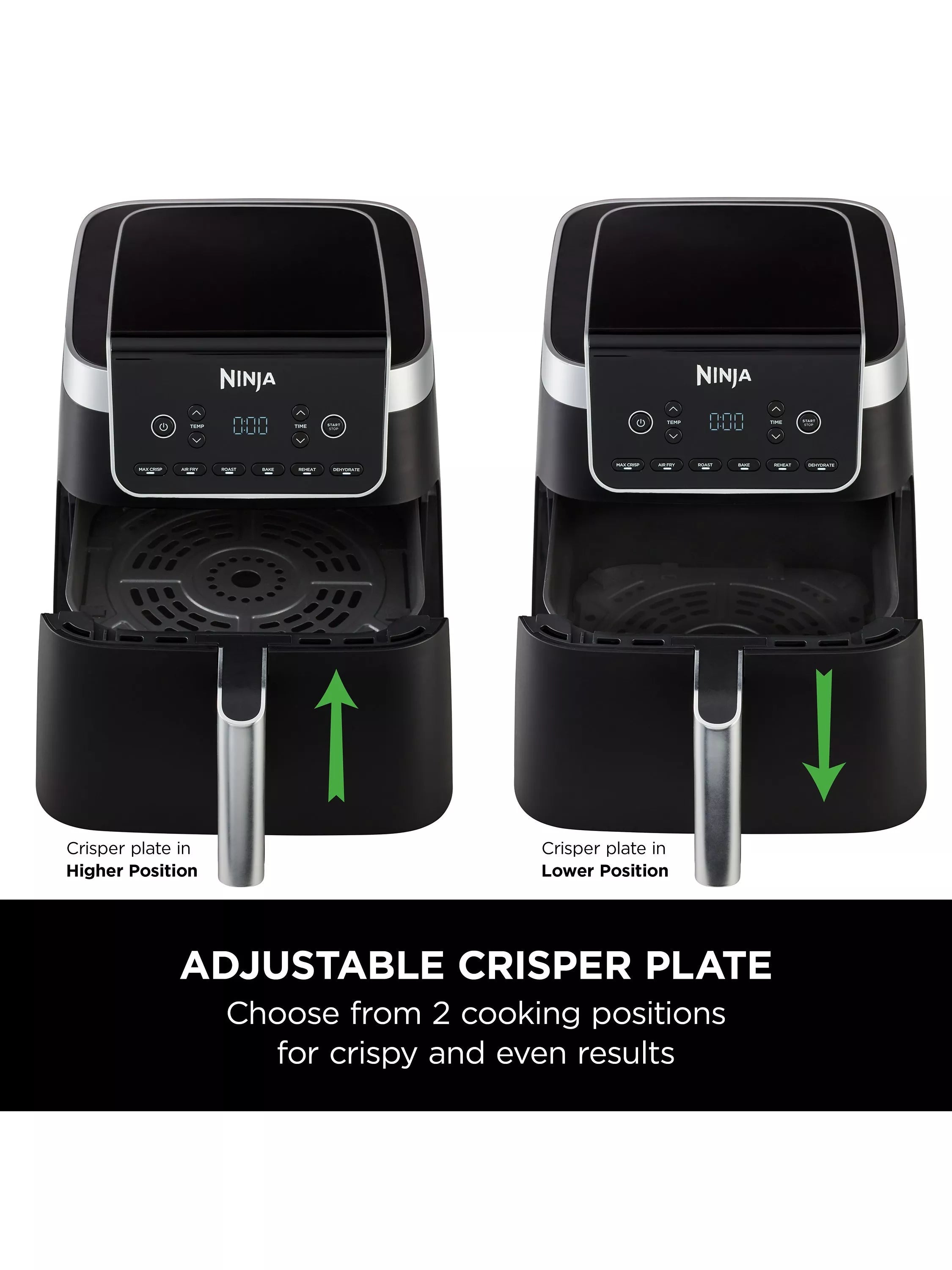 Ninja AF180 Max Pro Air Fryer 6.2L Black, imported from the UK