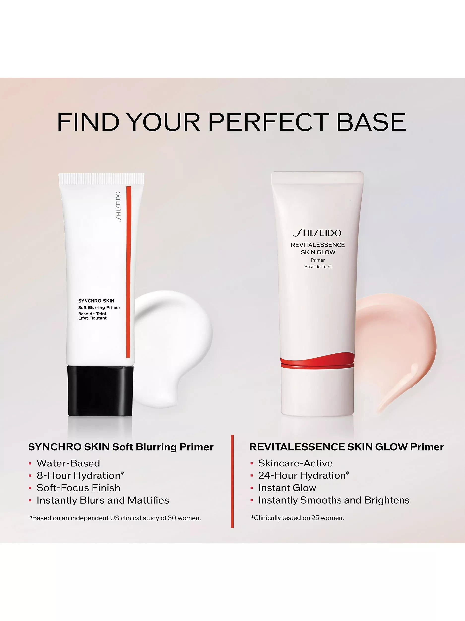 Shiseido RevitalEssence Skin Glow Primer 30ml, imported from the UK